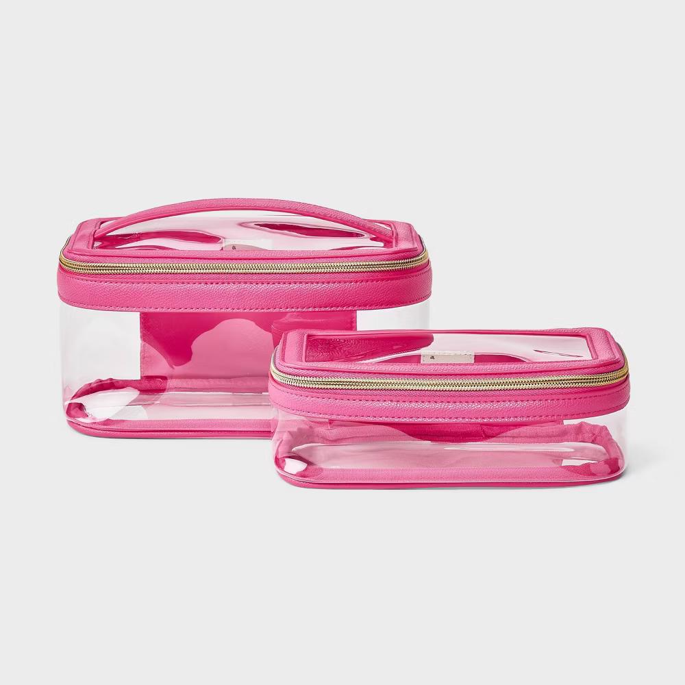Travel Zip Pouch Set 2pc