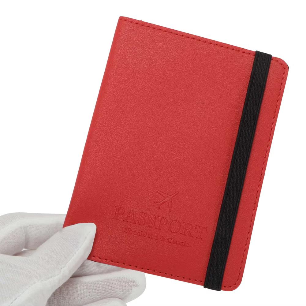 Simple Elastic Strap Passport Holder 1 Pc - Image 44