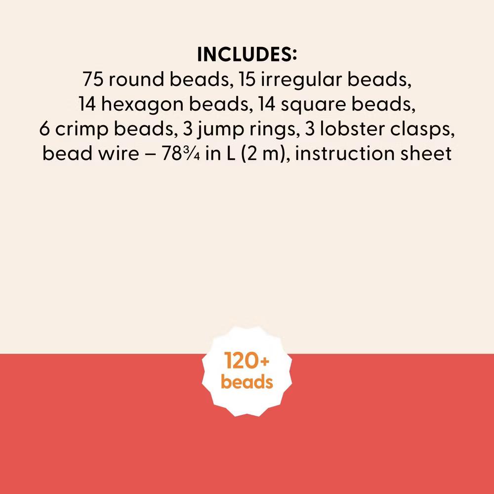 120+ Rainbow Fashion Bead Kit - Image 4
