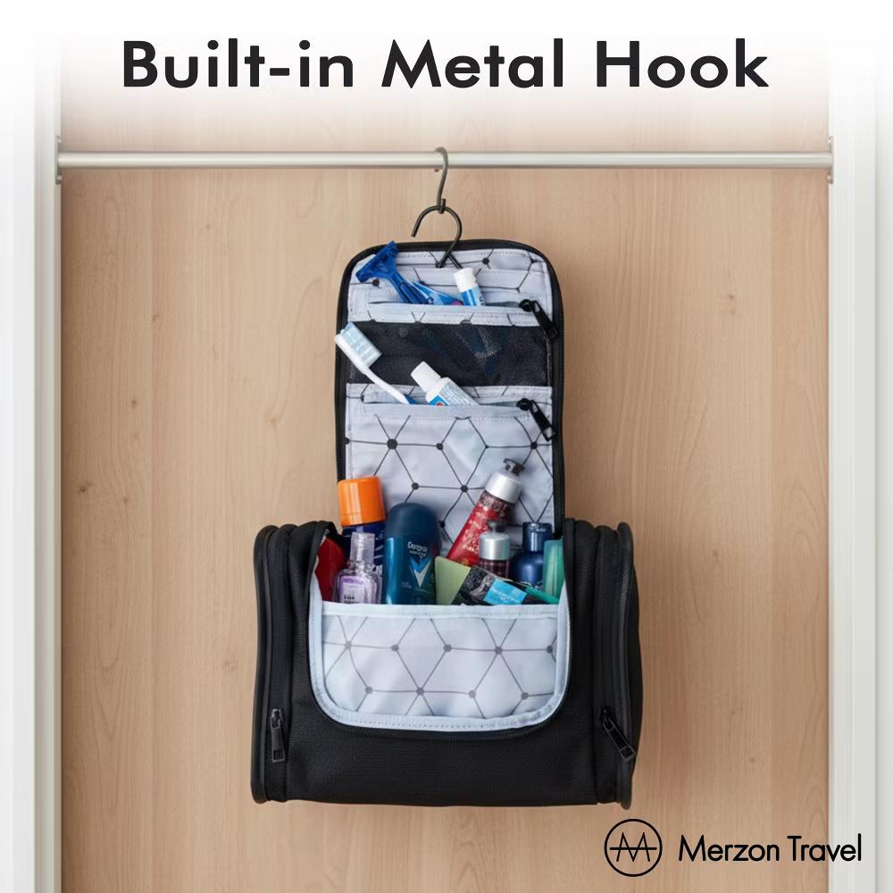 Merzon Dopp’r Ganger Travel Toiletry Kit Durable Organizer for Grooming & Travel Essentials - Image 8