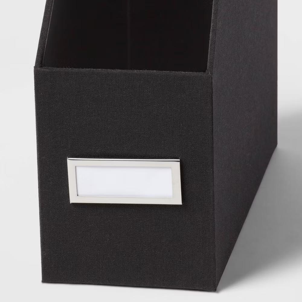 Canvas Magazine File Holder and Organizer