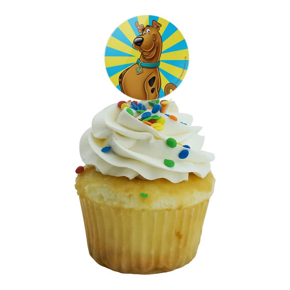 Scooby Doo Character Cupcake Picks Toppers Decoration Set of 6 - Image 2