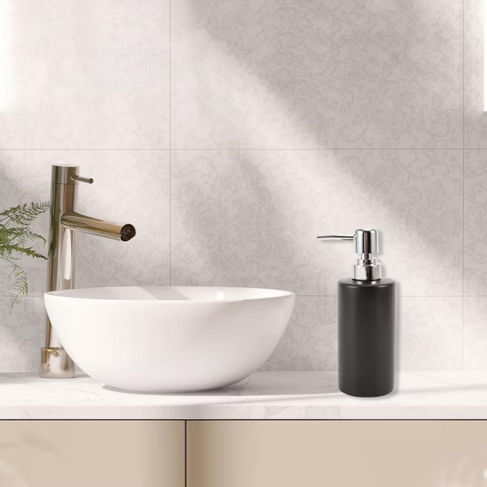 Simple Cylindrical Soap Pump Dispenser for Bathroom 300ml 1 Pc - Image 2