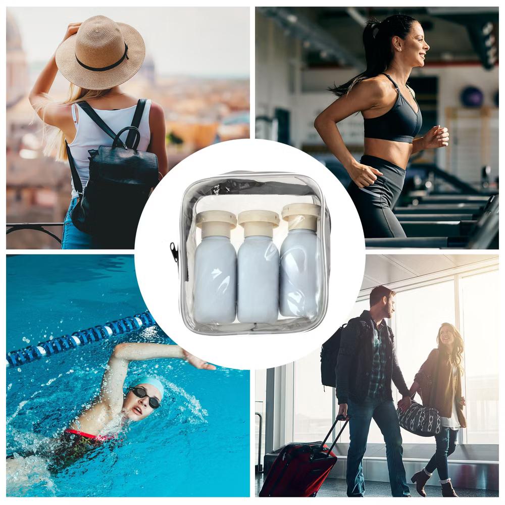 Refillable Flip Cap Travel Container Set 100ml 3Pcs - Image 8
