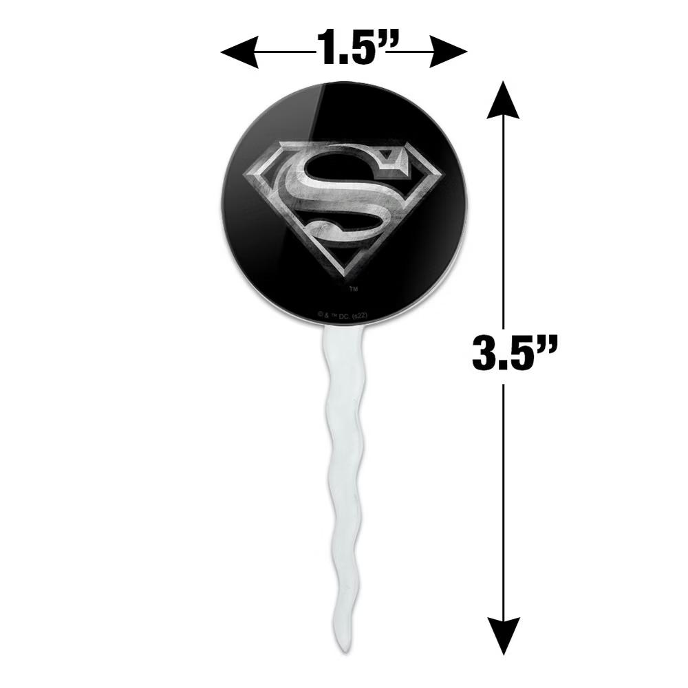Steel Logo Cupcake Picks Toppers Decoration Set of 6 - Image 4
