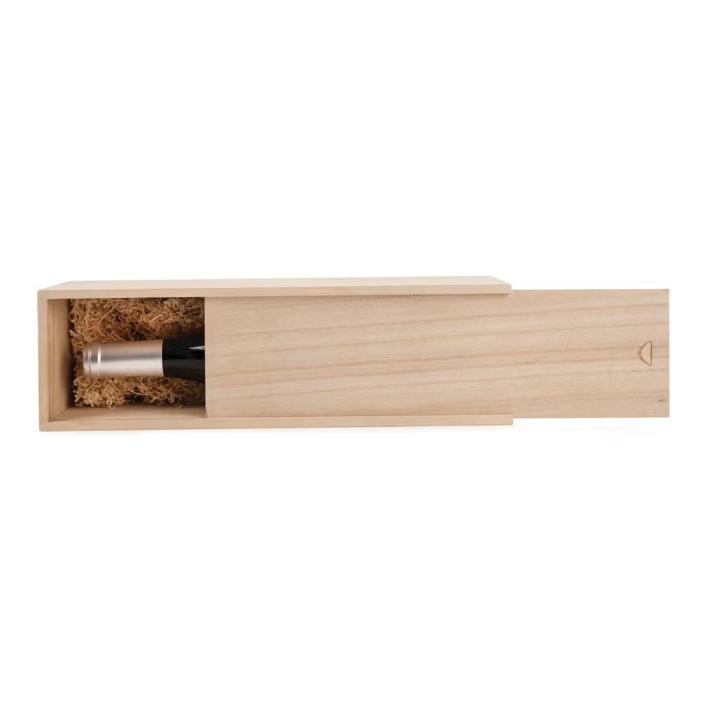 Twine Paulownia Bottle Wood Decorative Wine Box - Image 17