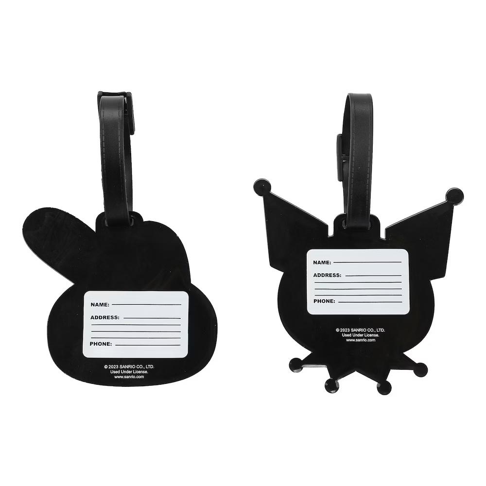My Melody & Kuromi Luggage Tag 2-Pack - Adorable Travel Companions! - Image 3