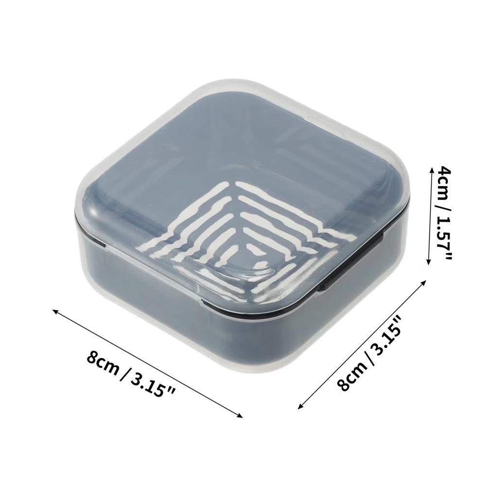 Square Double-layer Drain Soap Dish 1 Pc - Image 10