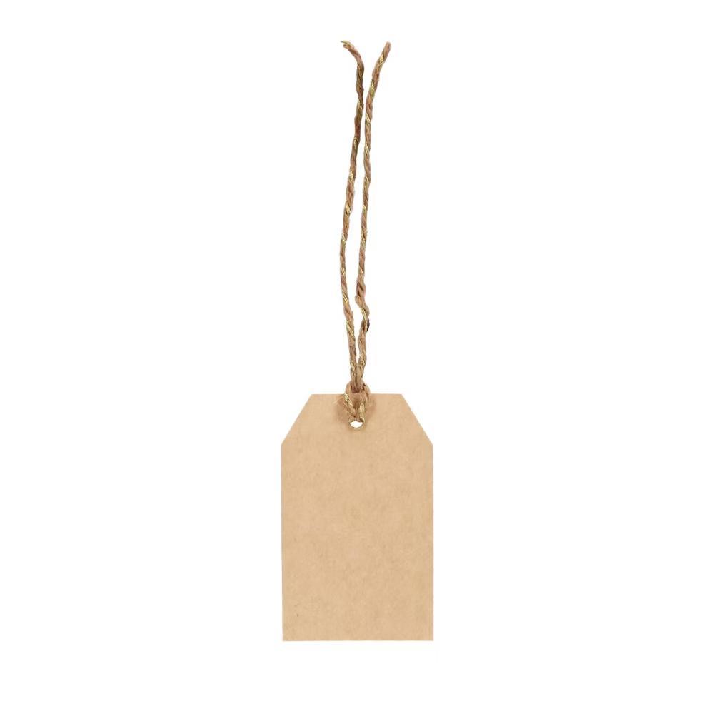 10ct Kraft Gift Tags Brown