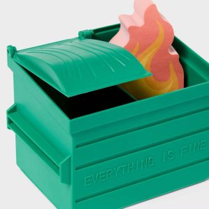 Dumpster Fire Desk Set
