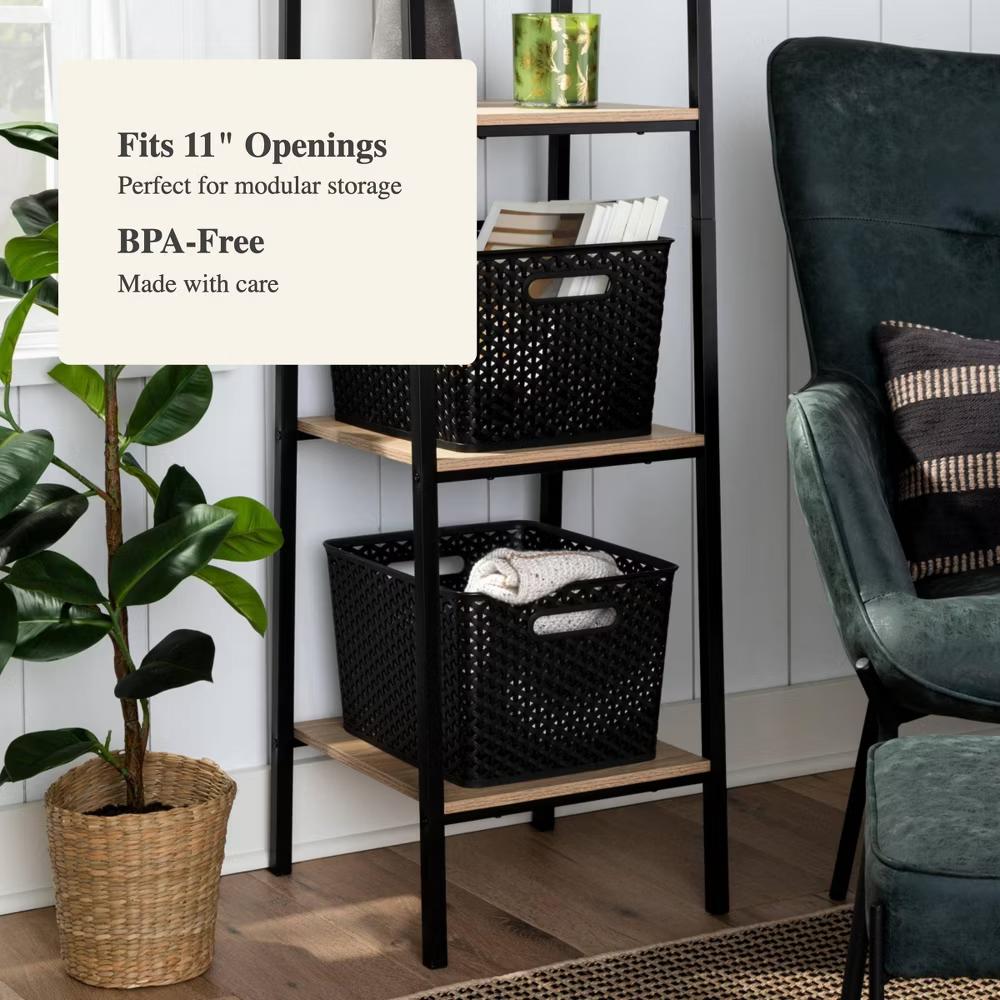 Y-Weave Large Decorative Storage Basket - Image 7