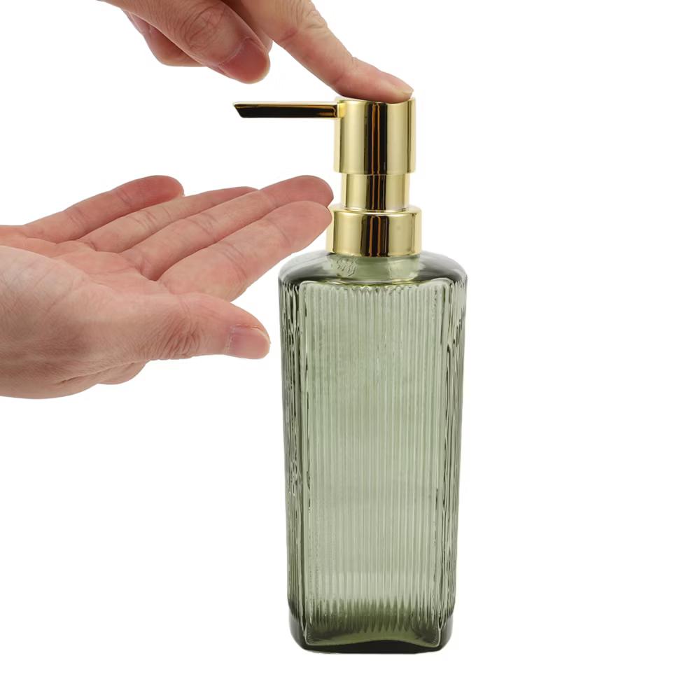 Classic Vertical Lines Soap Pump Dispenser for Bathroom 350ml 1 Pc - Image 39