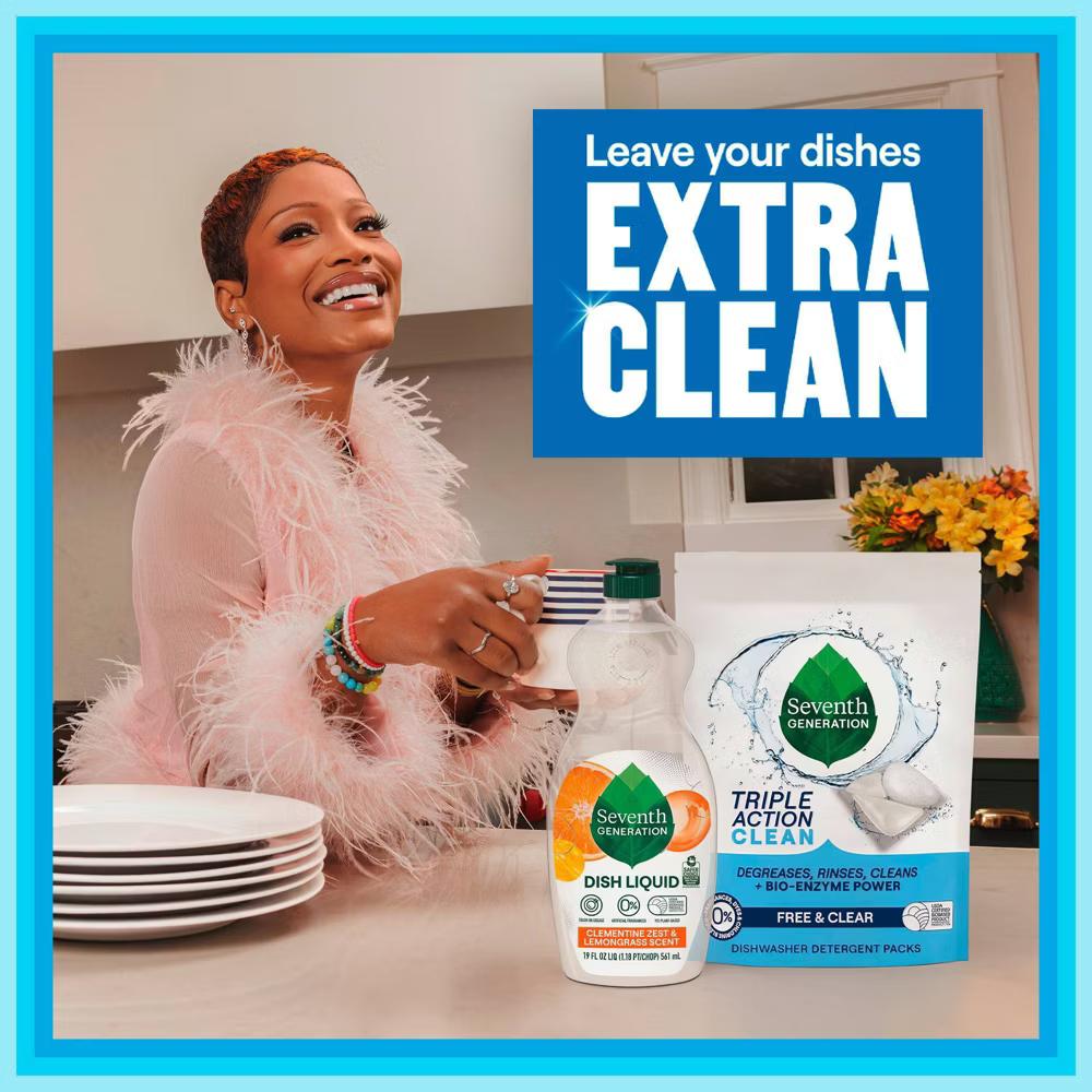 Seventh Generation Free & Clear Liquid Dish Soap - Image 11