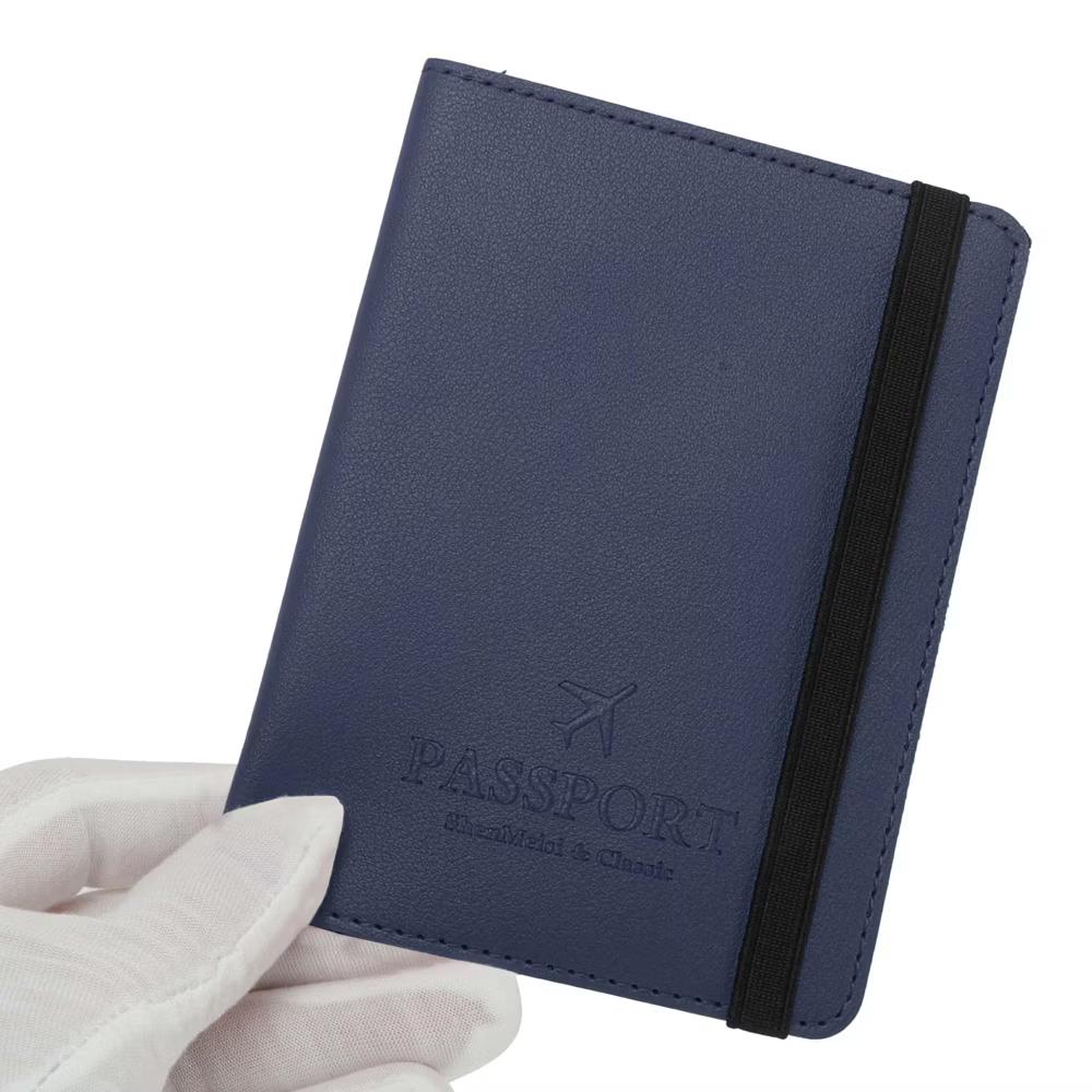 Simple Elastic Strap Passport Holder 1 Pc - Image 14
