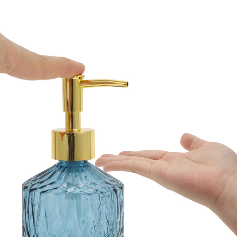 Reusable Round Bottom Bamboo Grain Soap Dispenser 13.53oz 1 Pc - Image 5