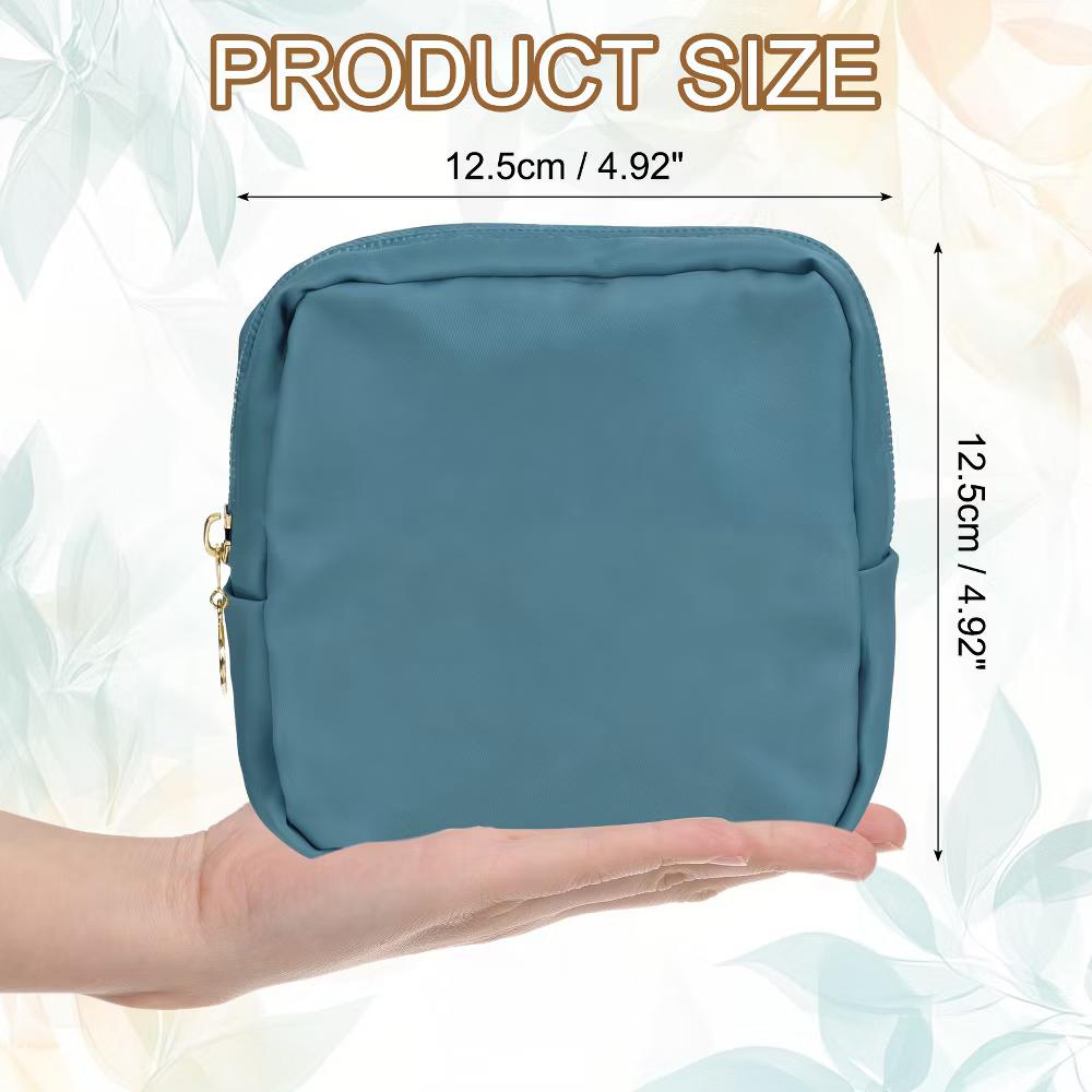 Storage Organize Travel Mini Cute Square Makeup Bag - Image 4