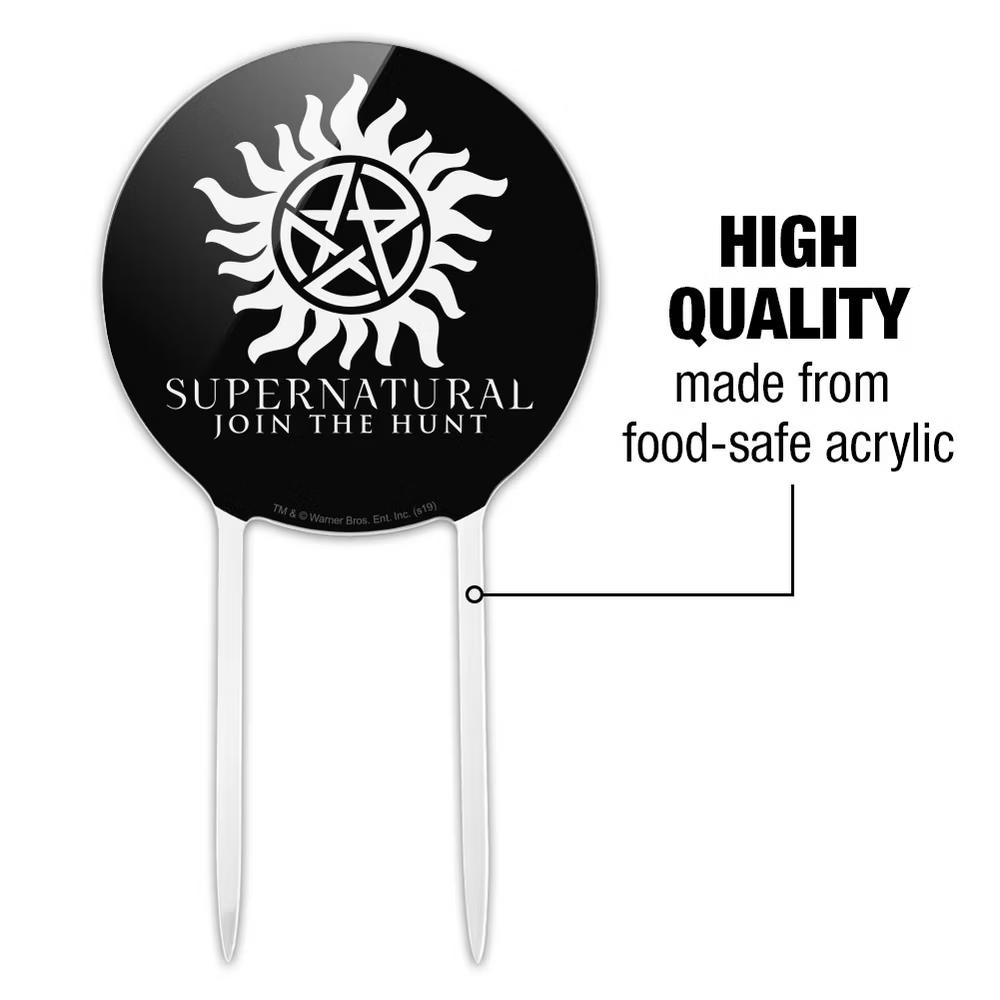Supernatural Anti Possession Symbol Acrylic Cake Topper - Image 3