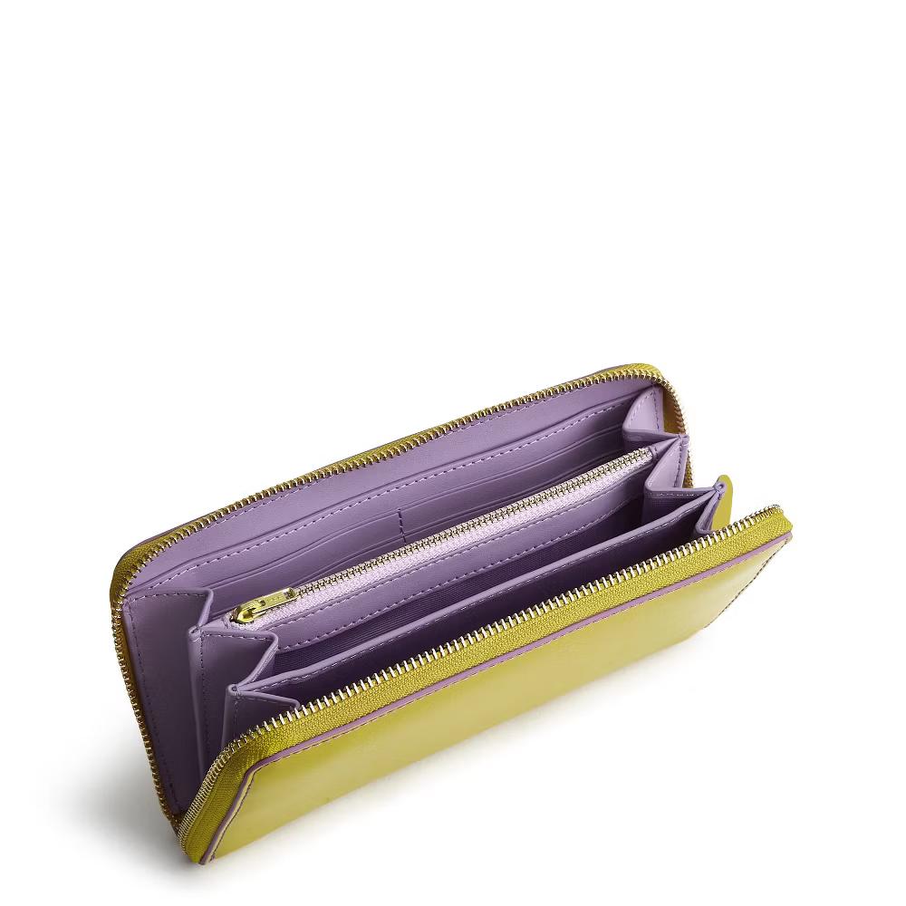 Women's Patent Faux Leather Continental Wallet - Image 3