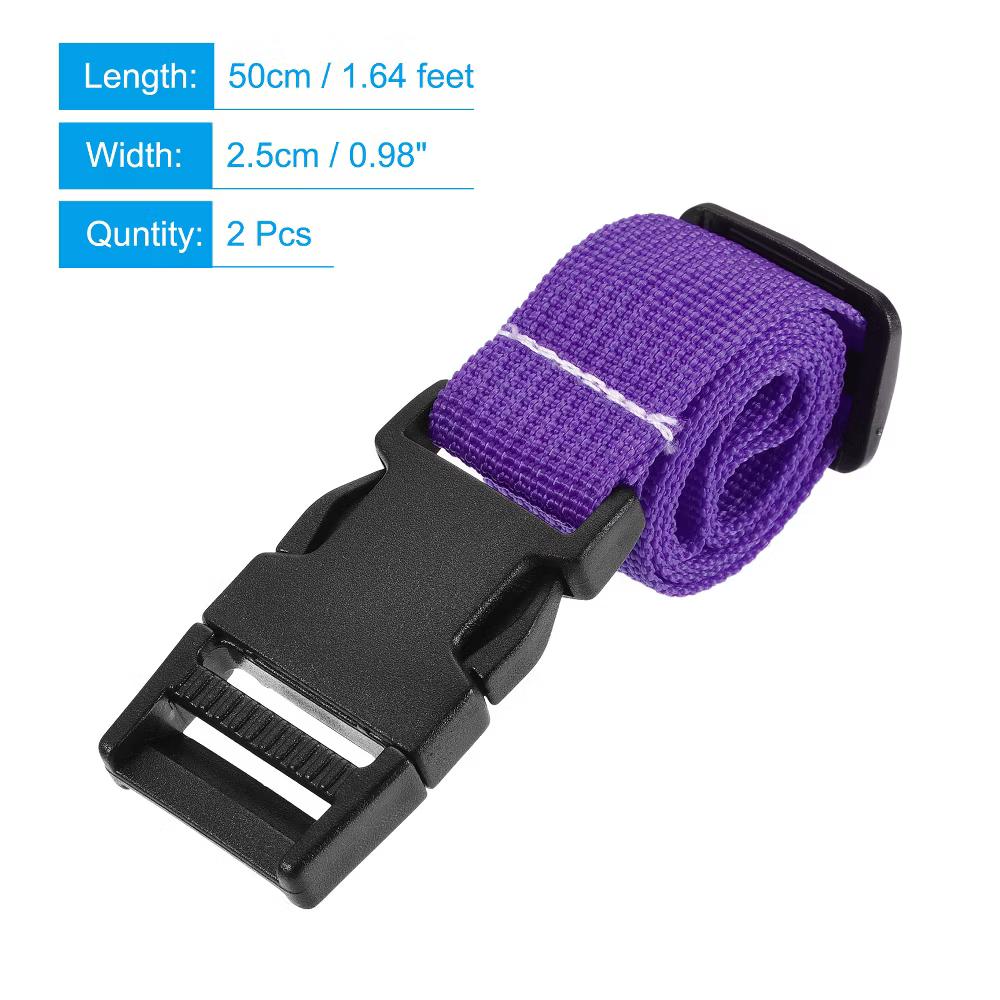 Travel Packing Adjustable Utility Strap with Buckle 2 Pcs - Image 26