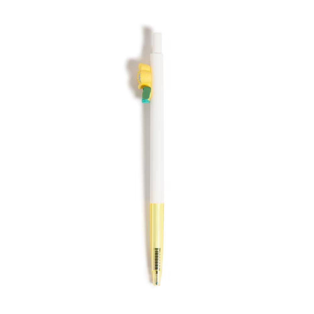 Retractable Gel Pen Flower Black Ink: 0.07mm Non-Toxic Stationery, Art & Office Pen with Flowers - Image 4