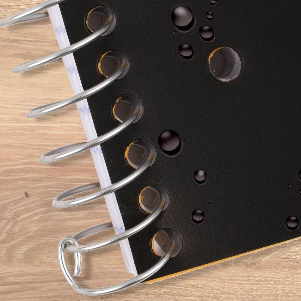 Five Star 8"x10.5" 1 Subject Wide Ruled Notebook Black 100 Pages - Image 4