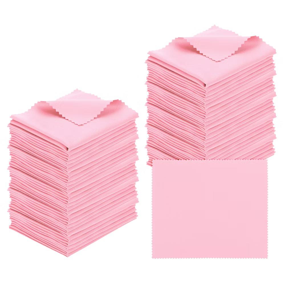 Eyeglass Microfiber Soft Lightweight Cleaning Cloth 50 Pcs - Image 2