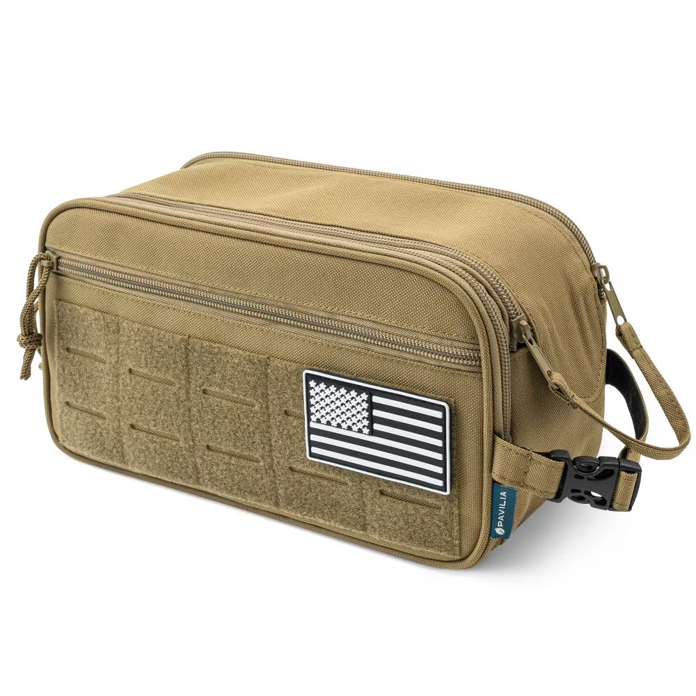 Tactical Toiletry Bag for Men, Hygiene Travel Bag, Military Dopp Kit, Water Resistant Molle Pouch, Shaving Grooming Organizer Case - Image 60