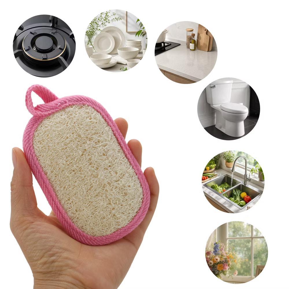 Double-sided Rectangular Wood Pulp Sponge Dish Washing Cloth 3 Pcs - Image 36