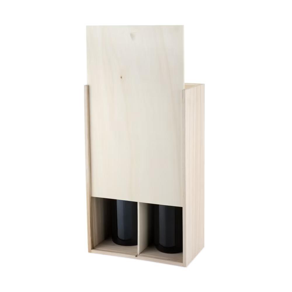 Twine Paulownia Bottle Wood Decorative Wine Box - Image 32