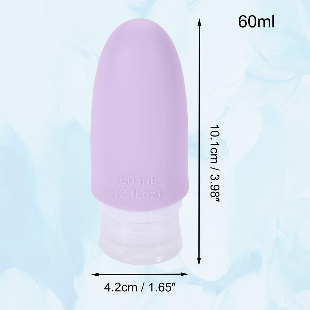 Refillable Silicone Travel Container Set 4 Pcs - Image 3