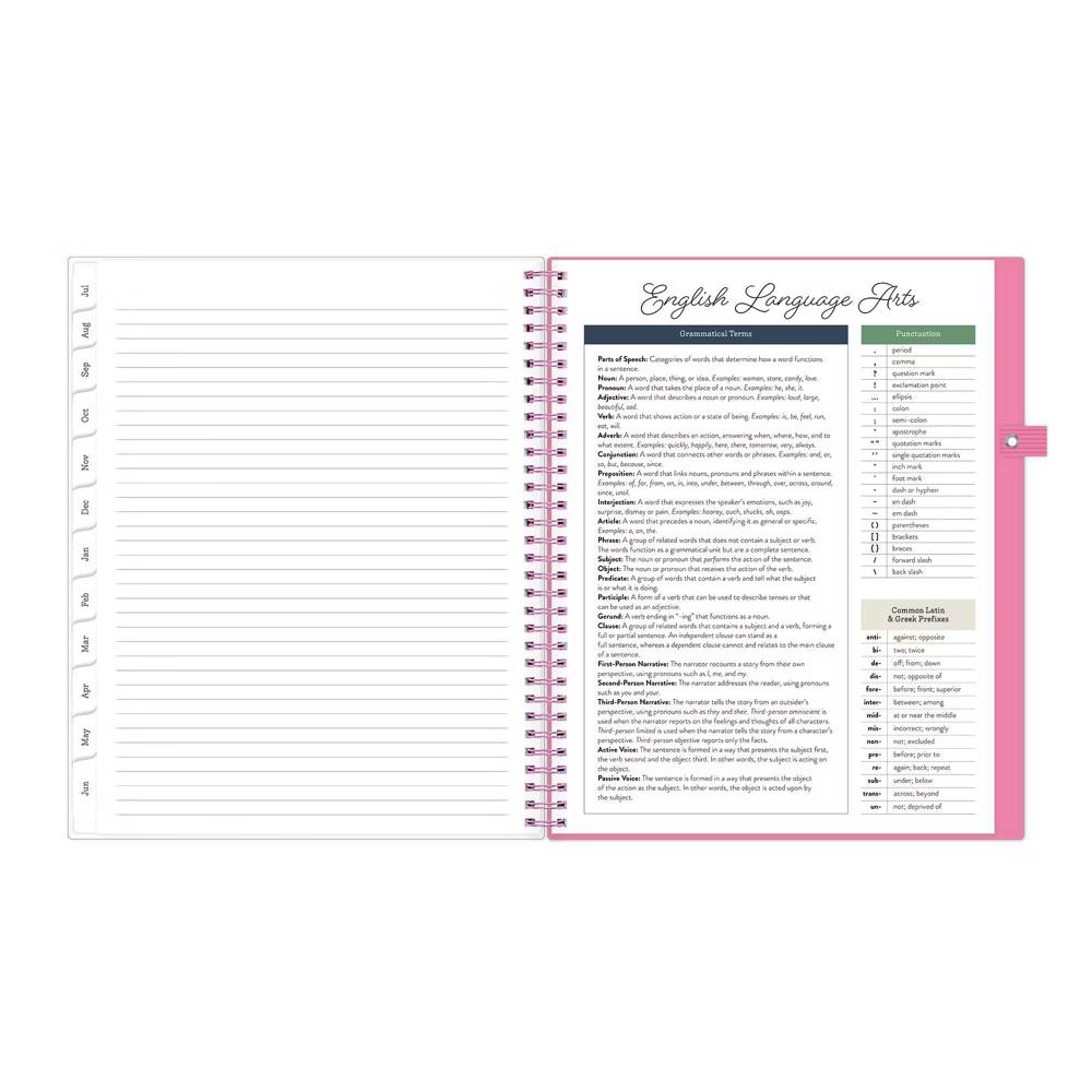 Blue Sky Your Year Parent Weekly/Monthly Planner Wirebound 8.5"x11" Rossi Floral - Image 8