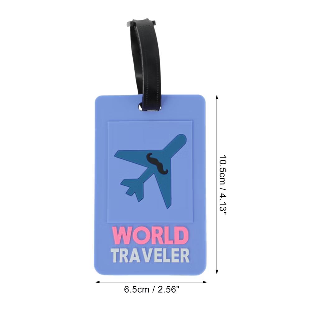 Plane Pattern Luggage Tag 1 Pc - Image 2