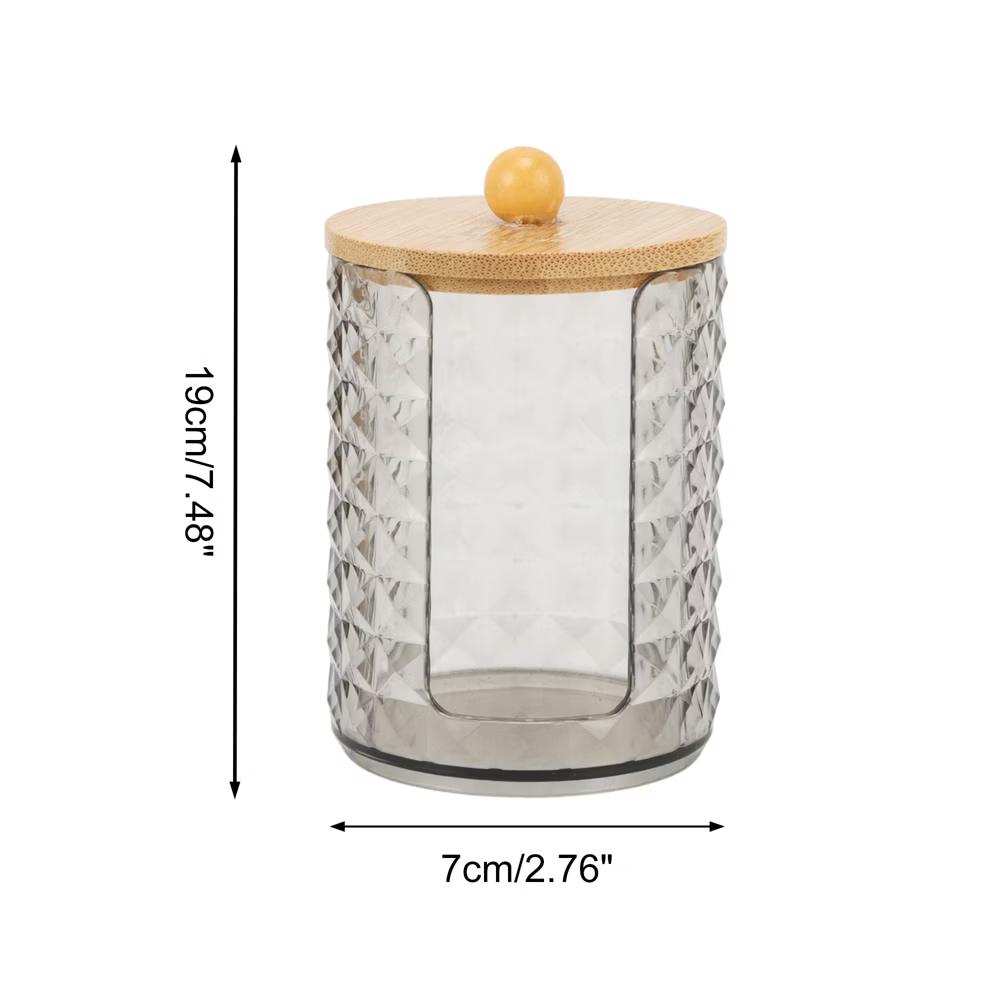 Compact Diamond-pattern Bath Canister 1 Pc - Image 13