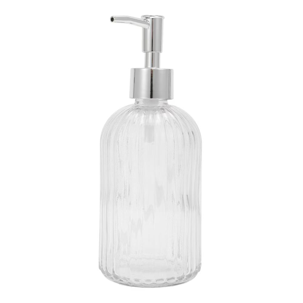 Convenient Vertical Stripe Soap Dispenser 13.53oz 1 Pc - Image 14