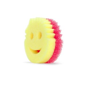 Scrub Mommy Dual-Sided Scrubber Sponge: Foam Material, 4" Height, 6" Width, Cleaning Tools