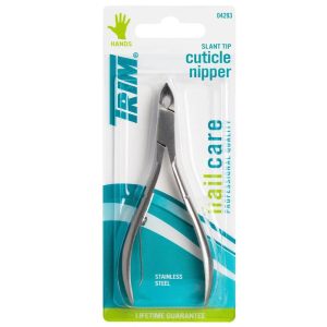 Stainless Steel Slant Tip Cuticle Nipper: Nail Care Tool, For Nails And Toenails