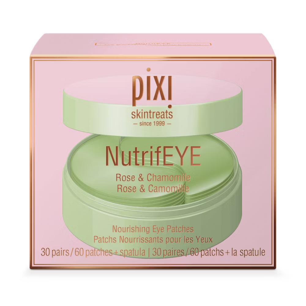 Pixi NutrifEYE Rose Eye Patches - 60ct: Paraben-Free, For Normal Skin, Eye Masks