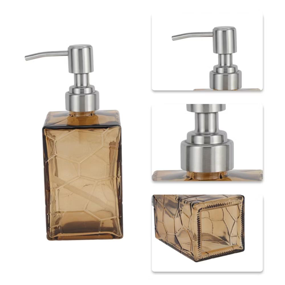 Texture Pattern Pump Soap Dispenser 1 Pc - Image 10