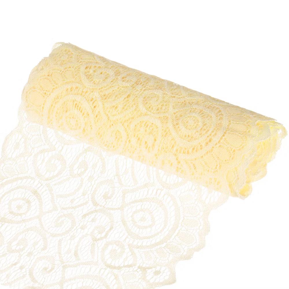 Elastic Lace Fabric Ribbon Stretchy Pattern for Bridal Wedding 1 Pc