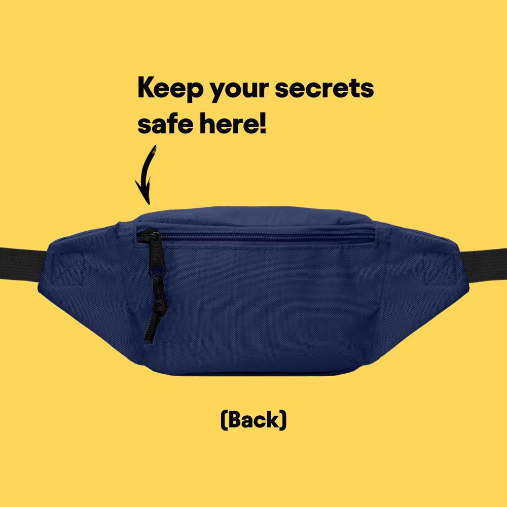Dalix Fanny Pack w/ 3 Pockets Traveling Concealment Pouch Airport Money Bag - Image 30