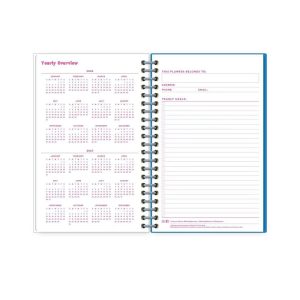 Blue Sky 5"x8" Planner AY 2026-2027 Weekly Snap with Beads