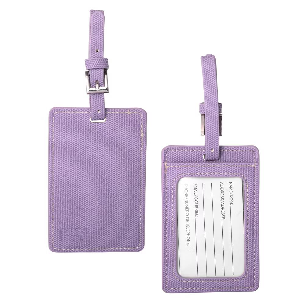 Lands' End Luggage Tags 2-Pack, Travel Bag Tag, Suitcase Identifier - Image 4