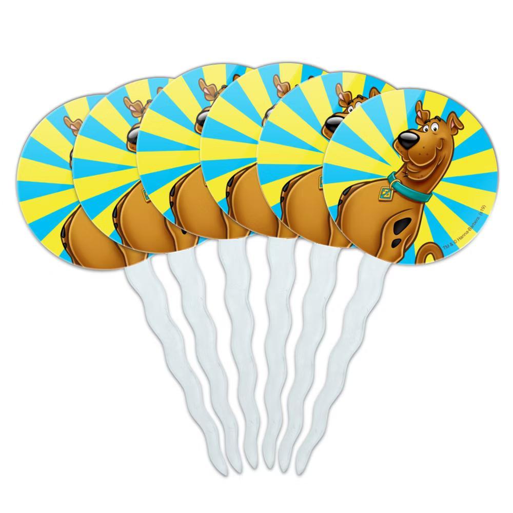 Scooby Doo Character Cupcake Picks Toppers Decoration Set of 6
