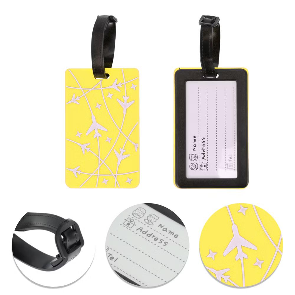 Airplane Lines Pattern Luggage Tag 1 Pc - Image 16