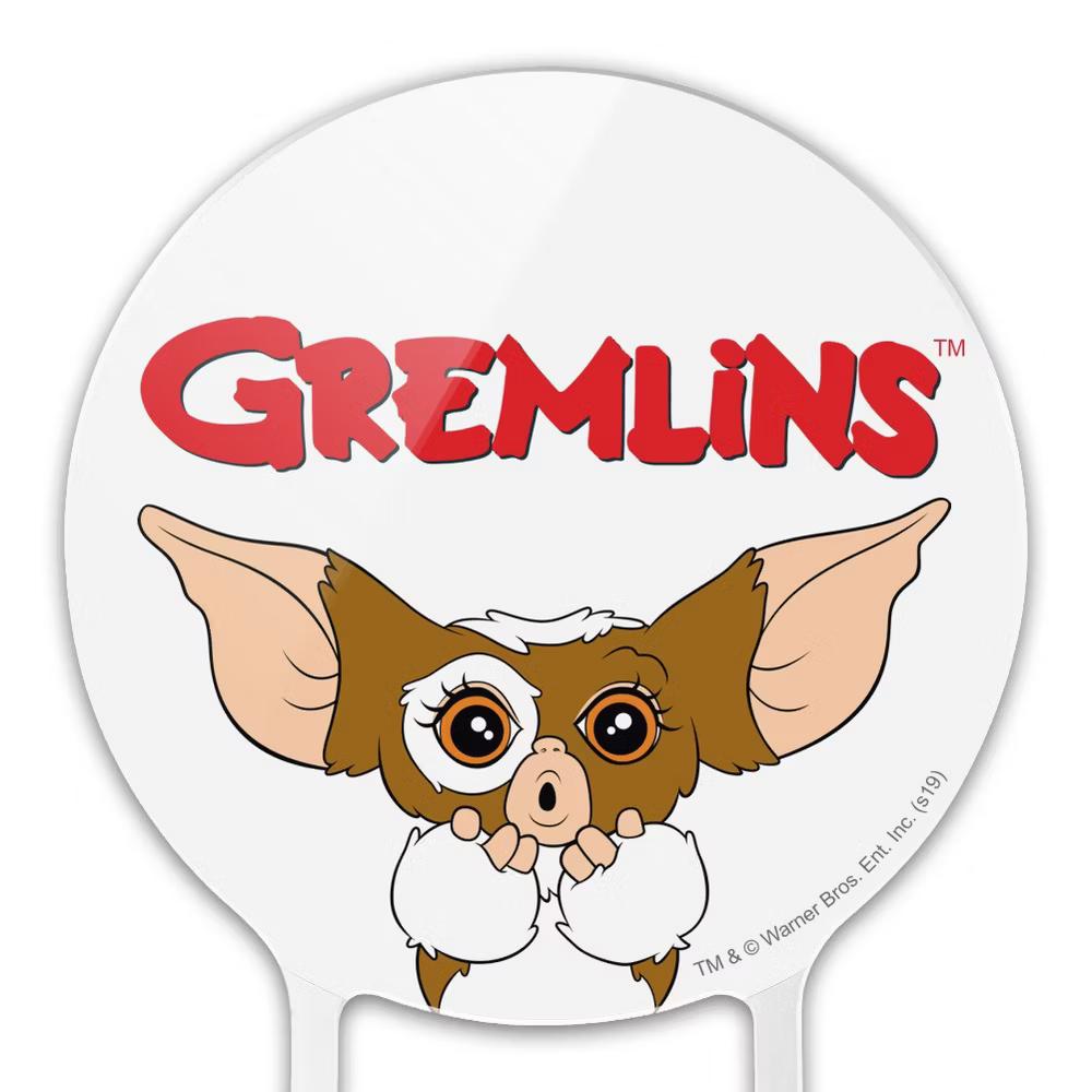 Gremlins Gizmo Logo Acrylic Cake Topper - Image 6