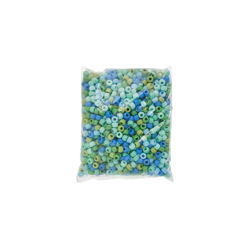 1000pcs 9mm Assorted Plastic Barrel Pony Beads for Jewelry Making Bracelets Necklaces DIY, Kandi Beads Bulk Crafting Beads - Image 5