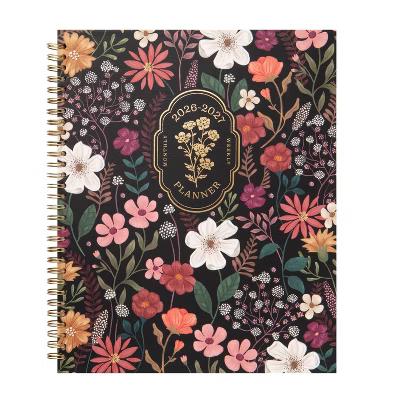 greenroom 8.5"x10.75" 2026-2027 Weekly/Monthly Large Hardcover Midnight Wildflower Planner - Image 7