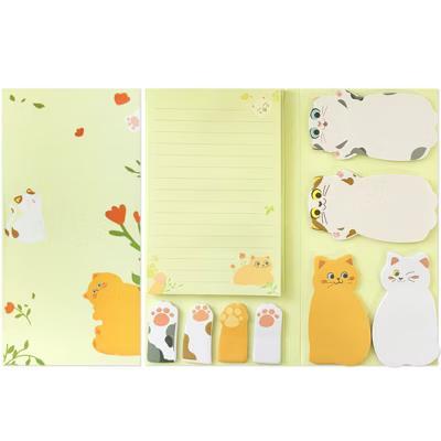 Sticky Notes Set, Memo Notepads, Book Tabs, Page Markers, Sticky Notes, Home and Office Supplies (300 Sheets Total), Cats - Image 5