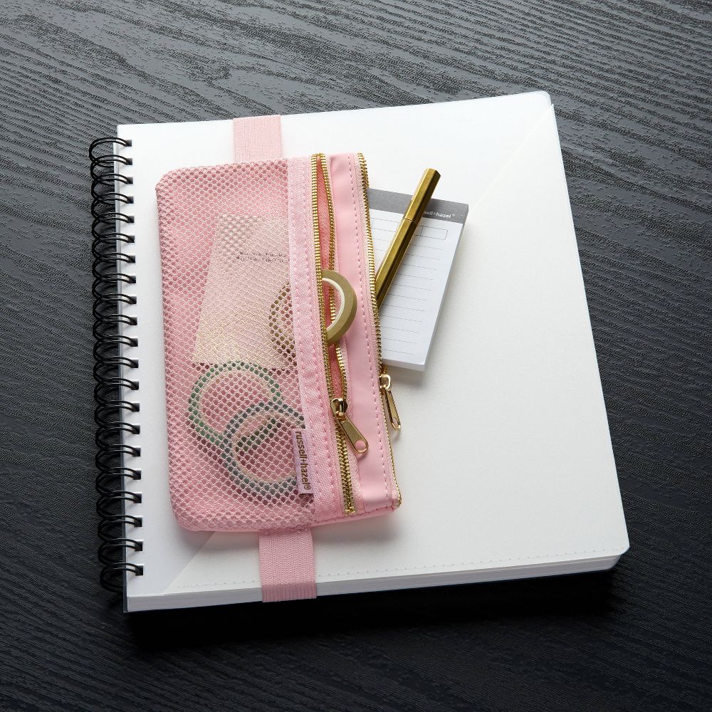 russell+hazel 8.25"x3.625" Pencil Pouch Consciously Curated Blush - Image 2