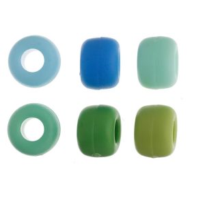 1000pcs 9mm Assorted Plastic Barrel Pony Beads for Jewelry Making Bracelets Necklaces DIY, Kandi Beads Bulk Crafting Beads
